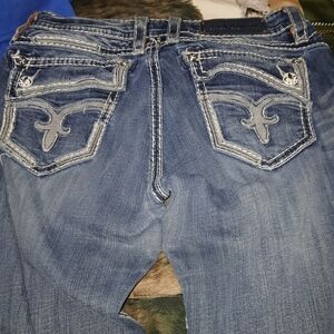 Rock Revival Blue Boot Cut Jeans